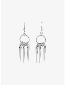 Best Pirce 🤩 Triple Spike O-Ring Drop Earrings 😍 -HT Style Outlet Store 18624706 av1