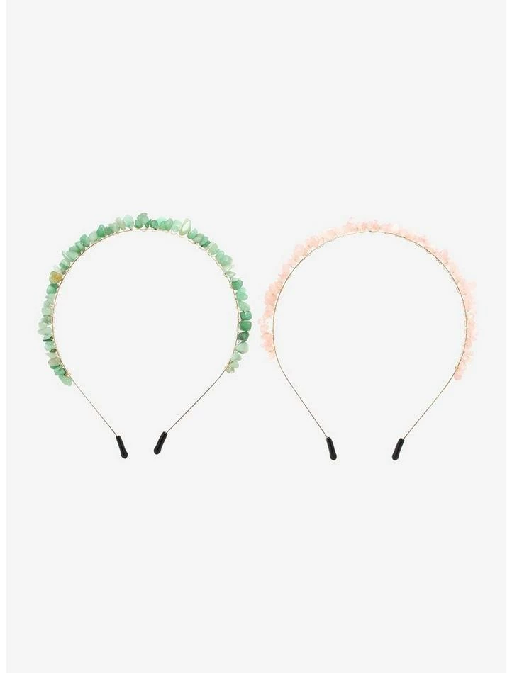 Brand new ๐ Rose & Emerald Stone Headband Set ๐ 3 Brand new ๐ Rose & Emerald Stone Headband Set ๐