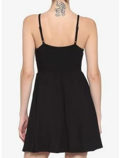 Best Pirce 🧨 Black Front Strappy 👗 Dress 👍 -HT Style Outlet Store 18637541 av2