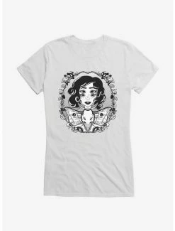Wholesale 🛒 Cottagecore Johanna Pelayo Nocturnal Maiden 👧 Girls T-Shirt 🧨 -HT Style Outlet Store 18653159 hi