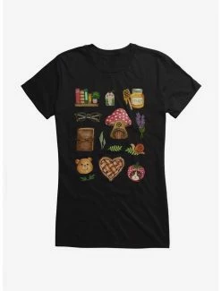 Buy 🌟 Cottagecore Marisela Juarez Picnic 👧 Girls T-Shirt 🛒