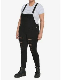 Buy 🔔 Black Destressed Overalls Plus Size 🤩 6 Buy 🔔 Black Destressed Overalls Plus Size 🤩 -HT Style Outlet Store 18663883 av1