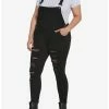 Buy 🔔 Black Destressed Overalls Plus Size 🤩 -HT Style Outlet Store 18663883 hi