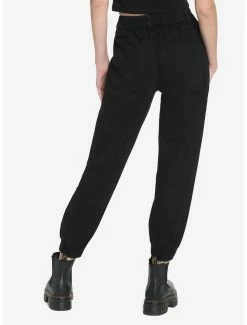 Budget 🛒 Black Denim Jogger Pants 👍 -HT Style Outlet Store 18664072 av1