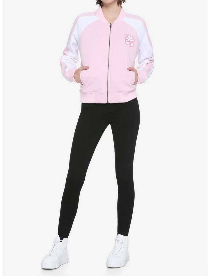Best Sale 🔥 Strawberry Milk 👧 Girls Bomber Jacket 🛒 5 Best Sale 🔥 Strawberry Milk 👧 Girls Bomber Jacket 🛒 - Image 3