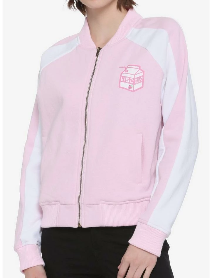 Best Sale 🔥 Strawberry Milk 👧 Girls Bomber Jacket 🛒 3 Best Sale 🔥 Strawberry Milk 👧 Girls Bomber Jacket 🛒