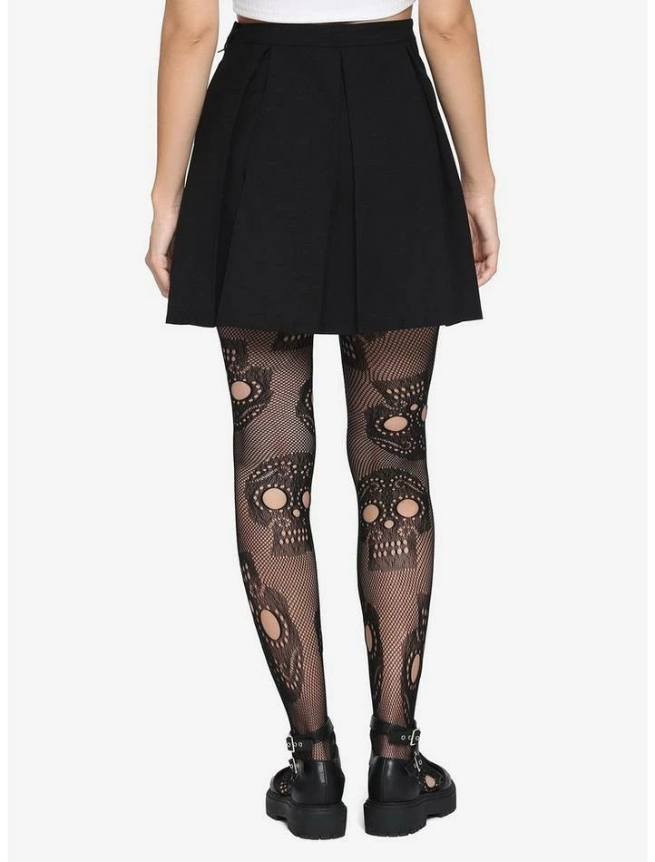 Outlet 😍 Black Coffin Chain Pleated 👗 Skirt 💯 4 Outlet 😍 Black Coffin Chain Pleated 👗 Skirt 💯 - Image 2