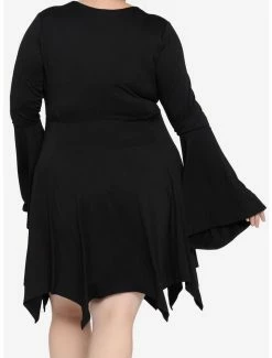 Best reviews of 👍 Black Lace-Up Hanky Hem 👗 Dress Plus Size 💯 -HT Style Outlet Store 18686696 av2