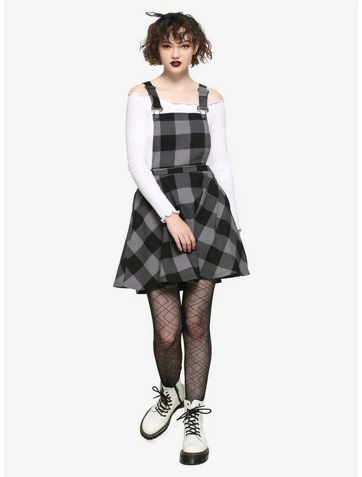 Promo 👍 Charcoal Plaid 👗 Skirtall 😍 4 Promo 👍 Charcoal Plaid 👗 Skirtall 😍 - Image 2