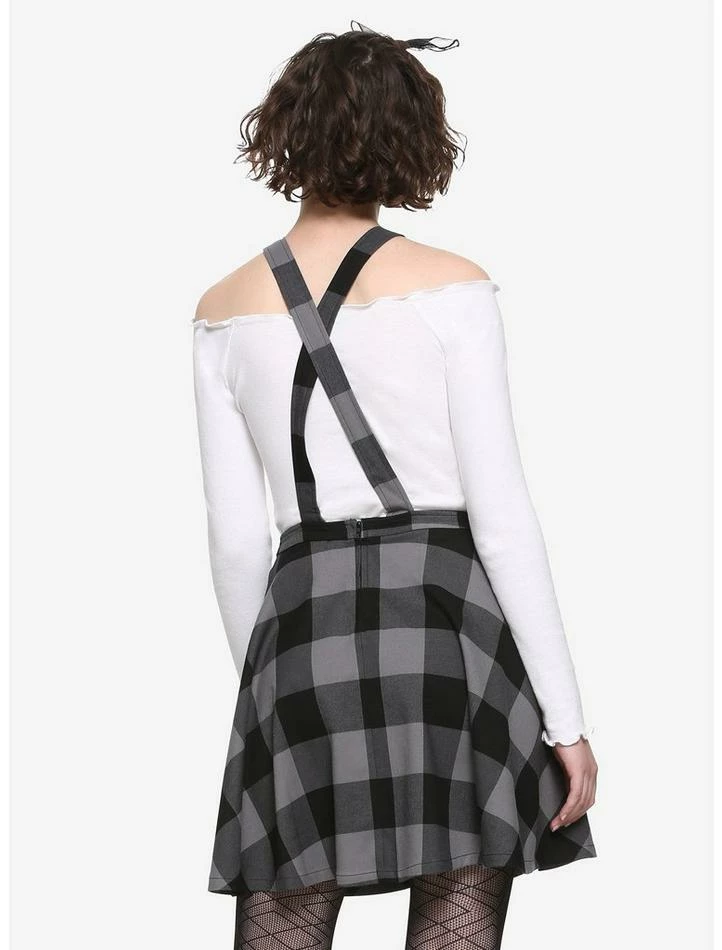 Promo 👍 Charcoal Plaid 👗 Skirtall 😍 5 Promo 👍 Charcoal Plaid 👗 Skirtall 😍 - Image 3