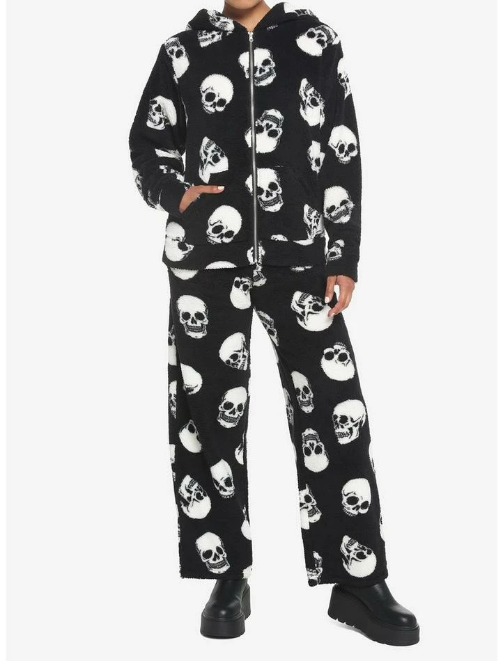 Discount π Jumbo Skulls Sherpa π§ Girls Hoodie β 4 Discount π Jumbo Skulls Sherpa π§ Girls Hoodie β - Image 2