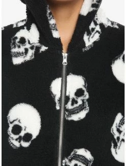 Discount π Jumbo Skulls Sherpa π§ Girls Hoodie β 11 Discount π Jumbo Skulls Sherpa π§ Girls Hoodie β -HT Style Outlet Store 18737288 av4
