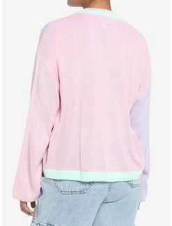 Promo 🎁 Pastel Pink & Lavender Color Block 👧 Girls Cardigan 🌟 7 Promo 🎁 Pastel Pink & Lavender Color Block 👧 Girls Cardigan 🌟 -HT Style Outlet Store 18739017 av2