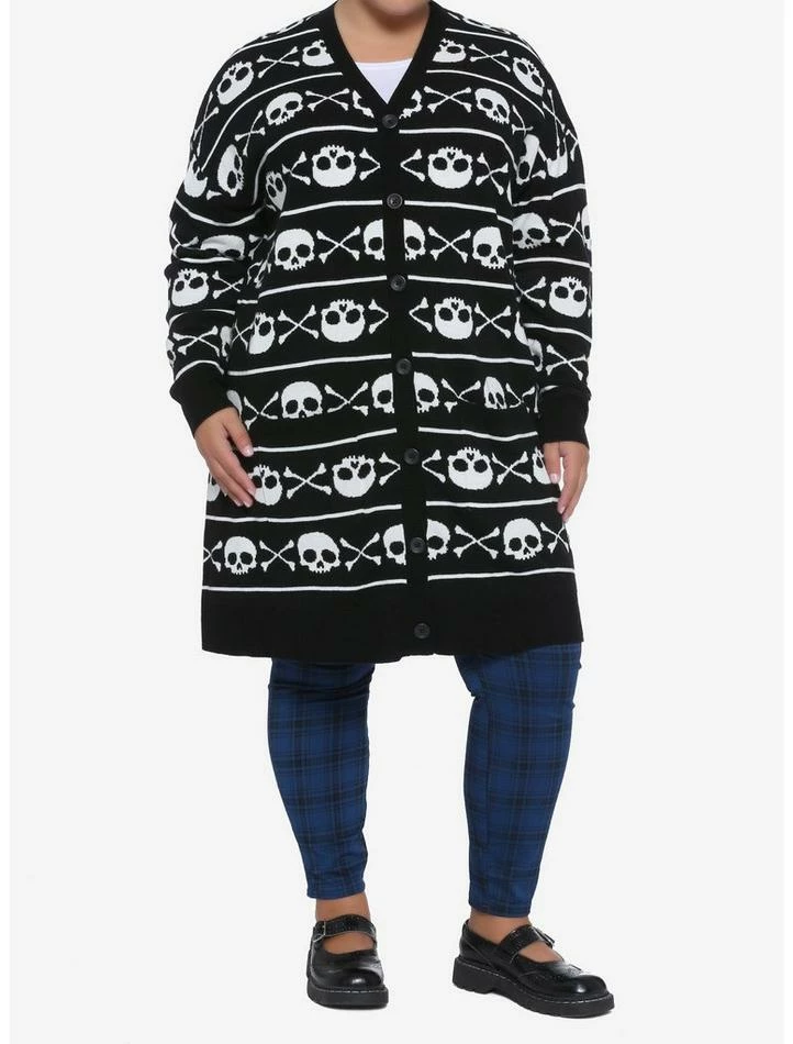 Outlet โค๏ธ Skull & Cross Bones ๐ง Girls Cardigan Plus Size ๐ฅฐ 4 Outlet โค๏ธ Skull & Cross Bones ๐ง Girls Cardigan Plus Size ๐ฅฐ - Image 2