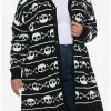 Outlet ❤️ Skull & Cross Bones 👧 Girls Cardigan Plus Size 🥰 -HT Style Outlet Store 18760395 hi