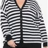 Hot Sale ✨ Black & White Stripe Skull 👧 Girls Cardigan Plus Size 😀 2 Hot Sale ✨ Black & White Stripe Skull 👧 Girls Cardigan Plus Size 😀 -HT Style Outlet Store 18760415 hi