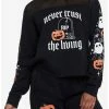 Best reviews of 🌟 Never Trust The Living Mesh 👧 Girls Crop Hoodie 😍 -HT Style Outlet Store 18761495 hi