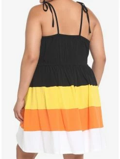 Hot Sale 🌟 Candy Corn Tiered 👗 Dress Plus Size 🤩 -HT Style Outlet Store 18815048 av2