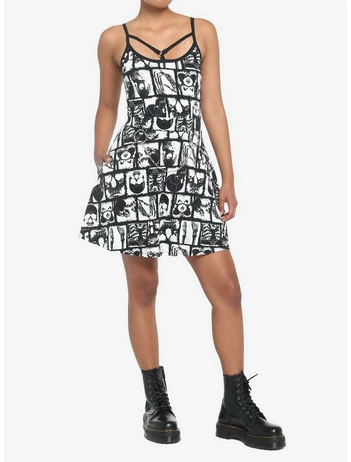 Cheap ๐ Skeleton Anatomy Hardware Strappy ๐ Dress ๐งจ 4 Cheap ๐ Skeleton Anatomy Hardware Strappy ๐ Dress ๐งจ - Image 2