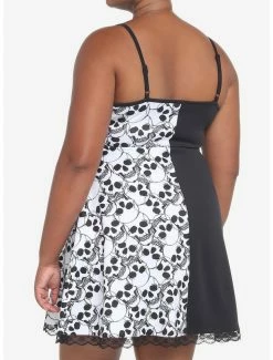 Buy 😍 Black Skull Split 👗 Dress Plus Size 😉 -HT Style Outlet Store 18815095 av2