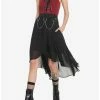 Cheapest 😀 Red & Black O-Ring Hi-Low 👗 Dress 🤩 -HT Style Outlet Store 18815394 hi