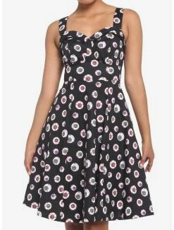 Best Sale 🌟 Eyeballs Retro 👗 Dress 💯