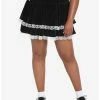 Cheapest 😀 Black Velvet & White Lace 👗 Skirt Plus Size ⌛ -HT Style Outlet Store 18815519 hi