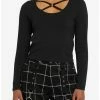 Deals ๐ Black Strappy O-Ring ๐ง Girls Crop Long-Sleeve Top ๐ฏ 1 Deals ๐ Black Strappy O-Ring ๐ง Girls Crop Long-Sleeve Top ๐ฏ -HT Style Outlet Store 18816054 hi