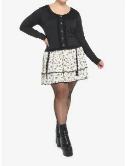 Hot Sale 🛒 Mushroom Teeth Tiered 👗 Skirt Plus Size 👍 7 Hot Sale 🛒 Mushroom Teeth Tiered 👗 Skirt Plus Size 👍 -HT Style Outlet Store 18817453 av2