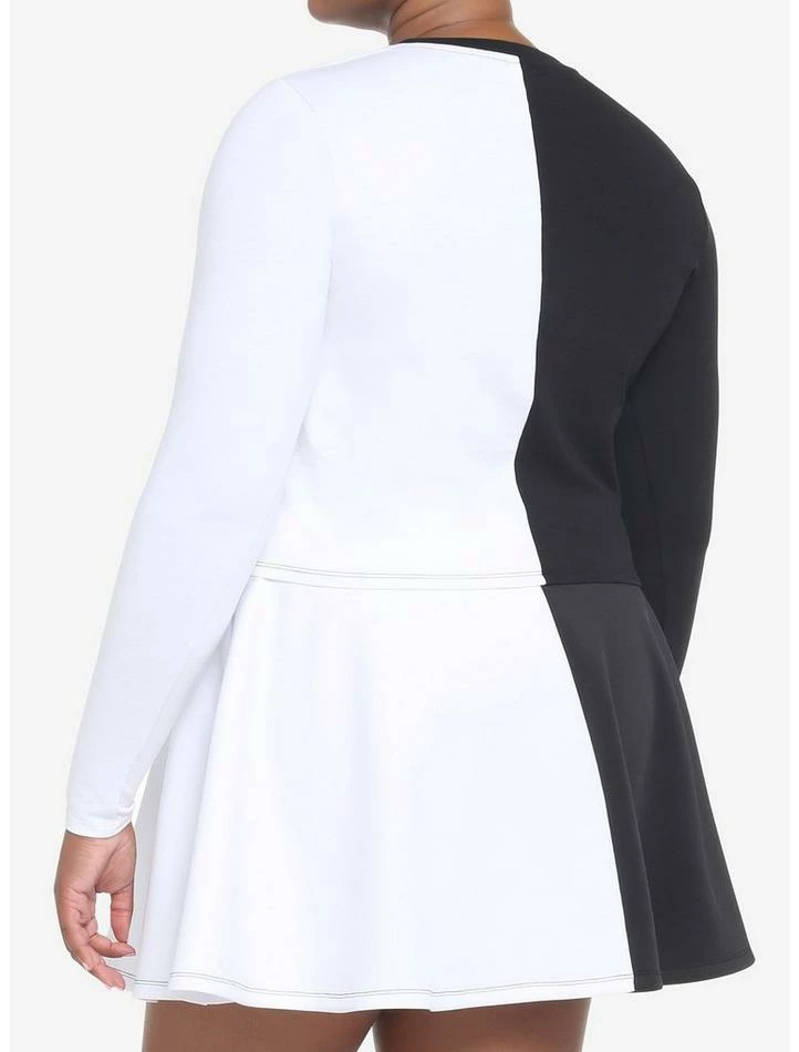 Best Pirce ๐ฏ Black & White Split Rib Cage ๐ง Girls Long-Sleeve T-Shirt Plus Size ๐ฅ 5 Best Pirce ๐ฏ Black & White Split Rib Cage ๐ง Girls Long-Sleeve T-Shirt Plus Size ๐ฅ - Image 3