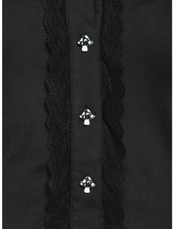 Top 10 🥰 Black Mushroom 👧 Girls Crop Long-Sleeve Top Plus Size ✔️ -HT Style Outlet Store 18817579 av3