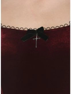 Flash Sale ๐คฉ Burgundy Velvet Puff-Sleeve ๐ง Girls Top ๐งจ 9 Flash Sale ๐คฉ Burgundy Velvet Puff-Sleeve ๐ง Girls Top ๐งจ -HT Style Outlet Store 18817620 av3