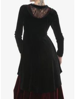 Discount 🎁 Black Velvet Hi-Low 👧 Girls Jacket ✔️ -HT Style Outlet Store 18817693 av2