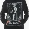 Best Sale 😍 Plague Doctor Tarot Card 👧 Girls Hoodie ✨ -HT Style Outlet Store 18817724 hi