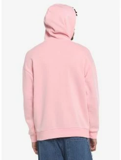 Discount 😀 Pink Strappy Hoodie 🧨 -HT Style Outlet Store 18847550 av2