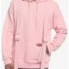 Discount 😀 Pink Strappy Hoodie 🧨