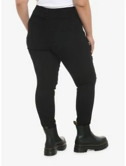New 👍 Black Super Destructed Super Skinny 👖 Jeans Plus Size 💯 -HT Style Outlet Store 18859040 av1