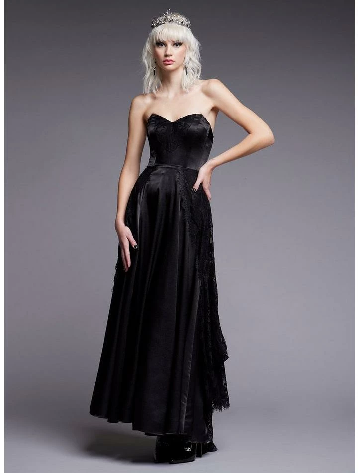 Top 10 ๐ Black Lace Gothic Special Occasion ๐ Dress Limited Edition ๐ฅ 4 Top 10 ๐ Black Lace Gothic Special Occasion ๐ Dress Limited Edition ๐ฅ - Image 2