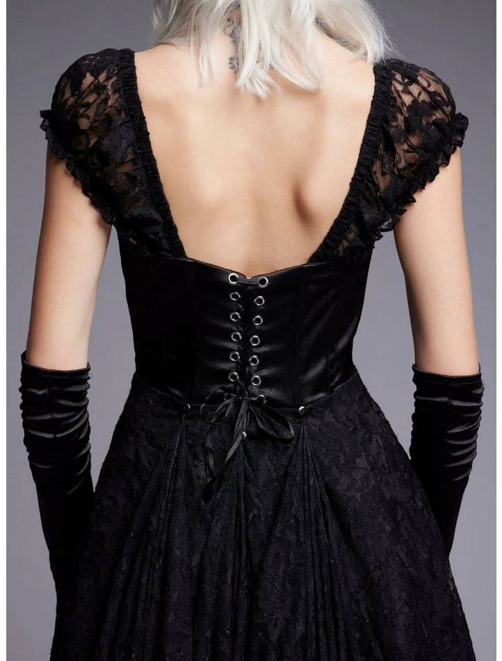 Top 10 ๐ Black Lace Gothic Special Occasion ๐ Dress Limited Edition ๐ฅ 6 Top 10 ๐ Black Lace Gothic Special Occasion ๐ Dress Limited Edition ๐ฅ - Image 4