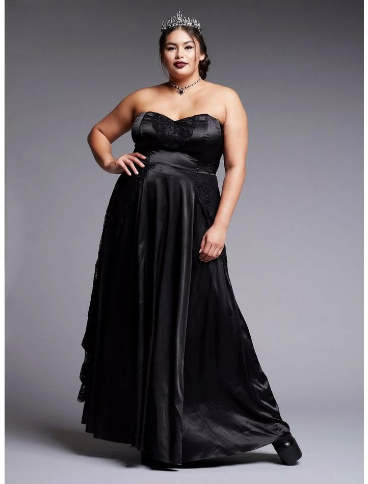 Discount 😉 Black Lace Gothic Special Occasion 👗 Dress Plus Size Limited Edition 😉 4 Discount 😉 Black Lace Gothic Special Occasion 👗 Dress Plus Size Limited Edition 😉 - Image 2