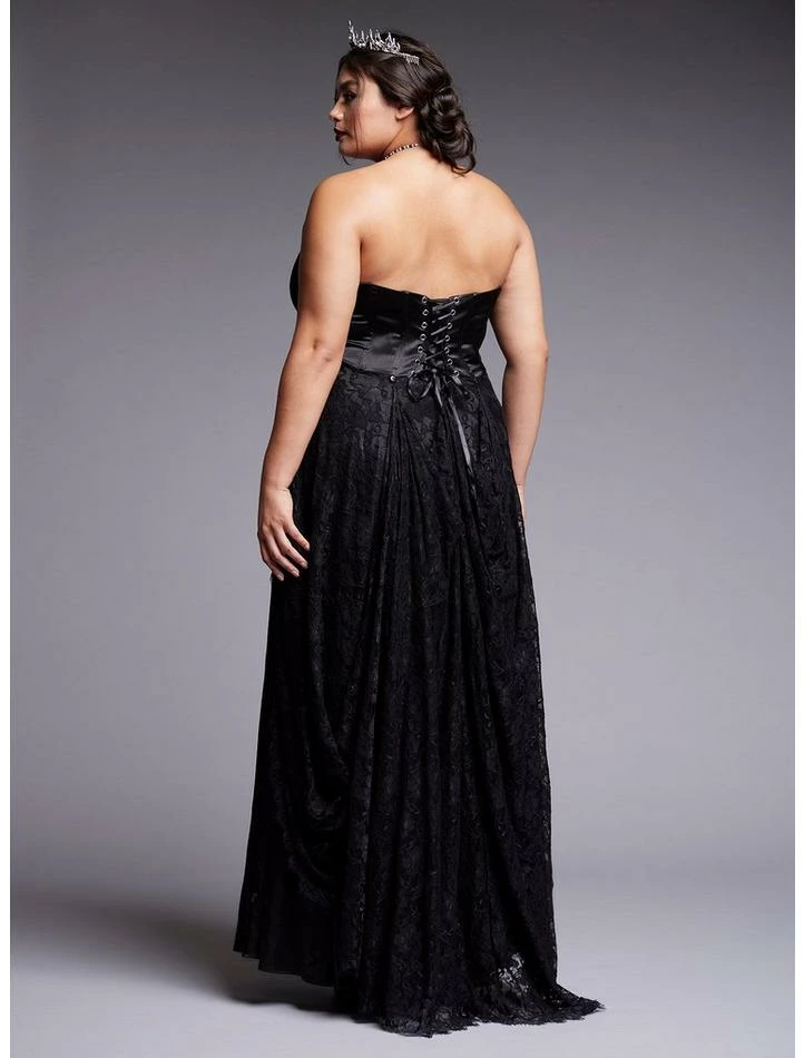 Discount 😉 Black Lace Gothic Special Occasion 👗 Dress Plus Size Limited Edition 😉 5 Discount 😉 Black Lace Gothic Special Occasion 👗 Dress Plus Size Limited Edition 😉 - Image 3