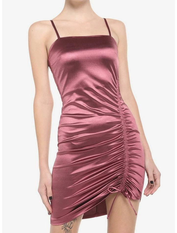 Wholesale ๐งจ Mauve Ruched Strappy ๐ Dress โค๏ธ 3 Wholesale ๐งจ Mauve Ruched Strappy ๐ Dress โค๏ธ