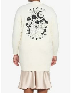 Budget 🥰 Ivory Midnight Forest 👧 Girls Cardigan Plus Size 🔔