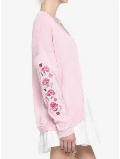 Cheapest 🌟 Pink Mushroom 👧 Girls Cardigan 💯 -HT Style Outlet Store 18922013 av4