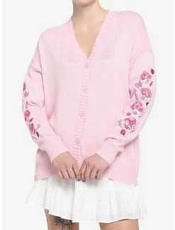 Cheapest 🌟 Pink Mushroom 👧 Girls Cardigan 💯