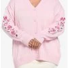 Wholesale 😍 Pink Mushroom 👧 Girls Cardigan Plus Size 🔔 -HT Style Outlet Store 18922021 hi