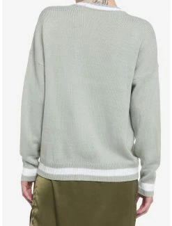 Cheap 😍 Mushroom Frog Varsity 👧 Girls Cardigan ⌛ -HT Style Outlet Store 18922029 av2