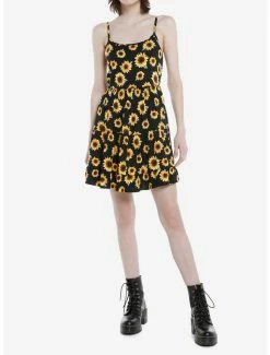 Buy 🎉 Sunflower Tiered Strappy 👗 Dress 🛒 -HT Style Outlet Store 18927482 av1