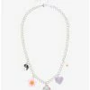 Best reviews of 🔔 Pastel Groovy Mushroom Flower Charm Necklace 😍 -HT Style Outlet Store 18948656 hi