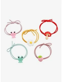 Promo 🔔 Cottagecore Frog Hair Tie Set 👍